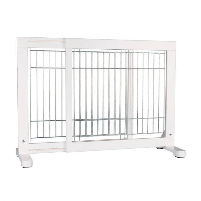 Trixie hundegrind hvit 65–108 × 61 × 31 cm