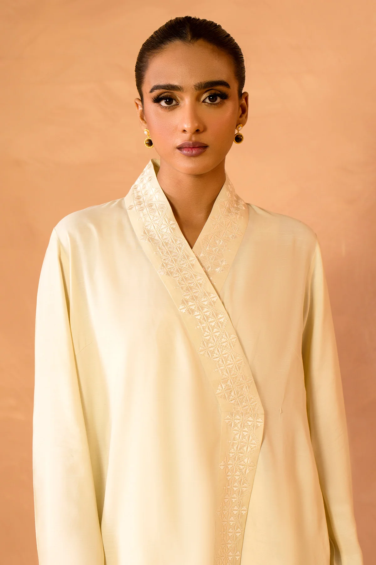 RAW SILK | EMBROIDERED