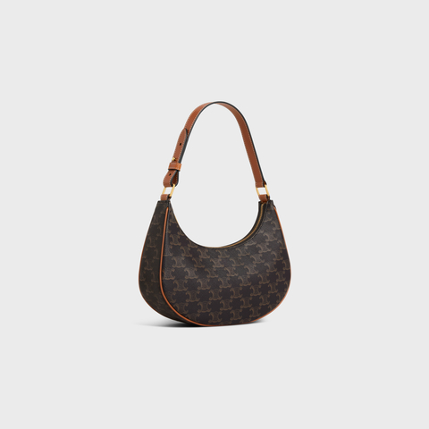 AVA BAG IN TRIOMPHE CANVAS AND CALFSKIN TAN