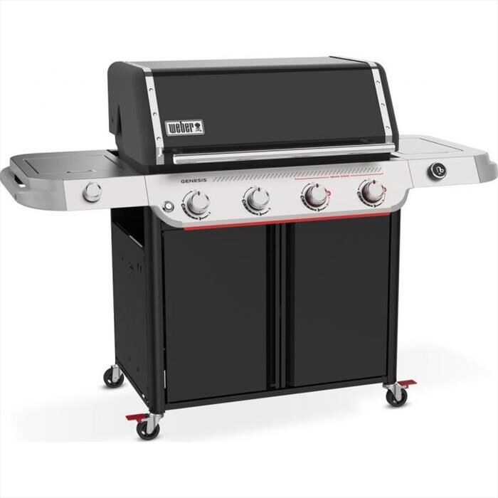 WEBER - Barbecue a 4 bruciatori GENESIS E-435-Nero / Alluminio