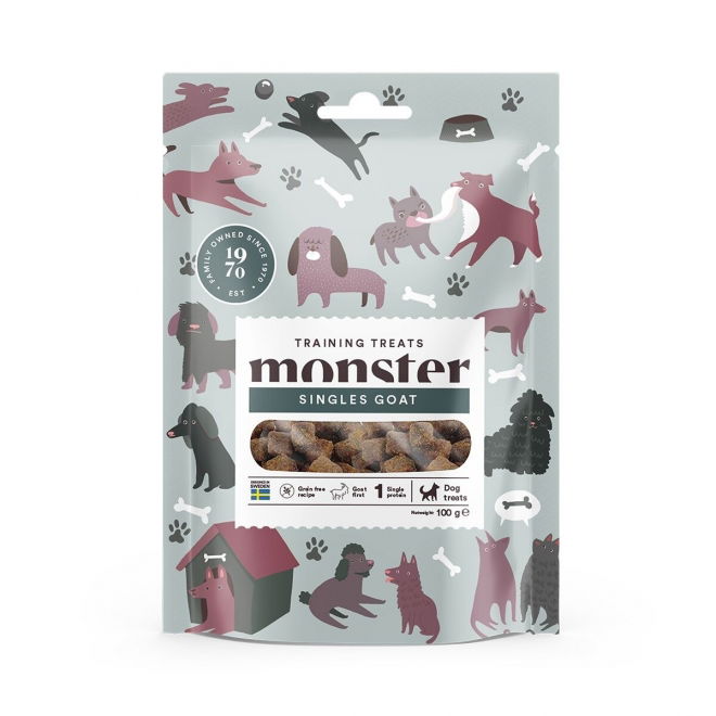 Monster Dog Treningsggodbiter Geit 100g