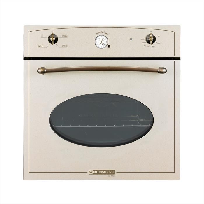 GLEM GAS - Forno incasso elettrico + gas GFTV25SA-S2 Classe A-Sabbia