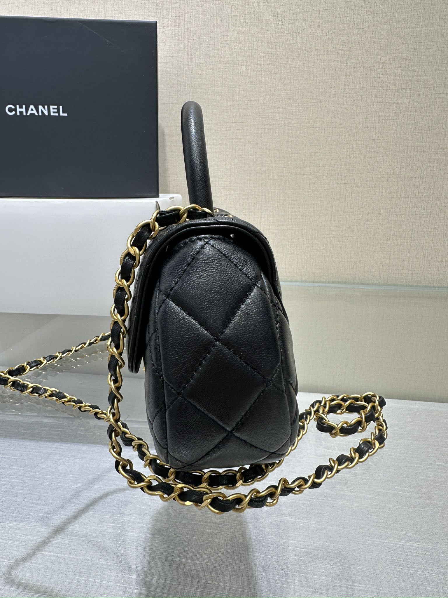 Mini Top Handle Saddle Bag - Mocuir