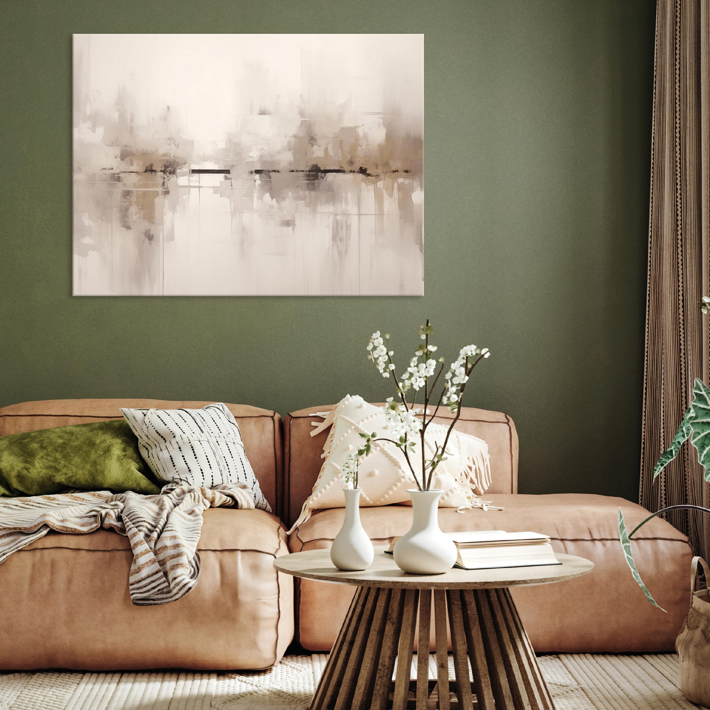 Modern abstract loft painting on canvas for bedroom or living room wall, 40x30