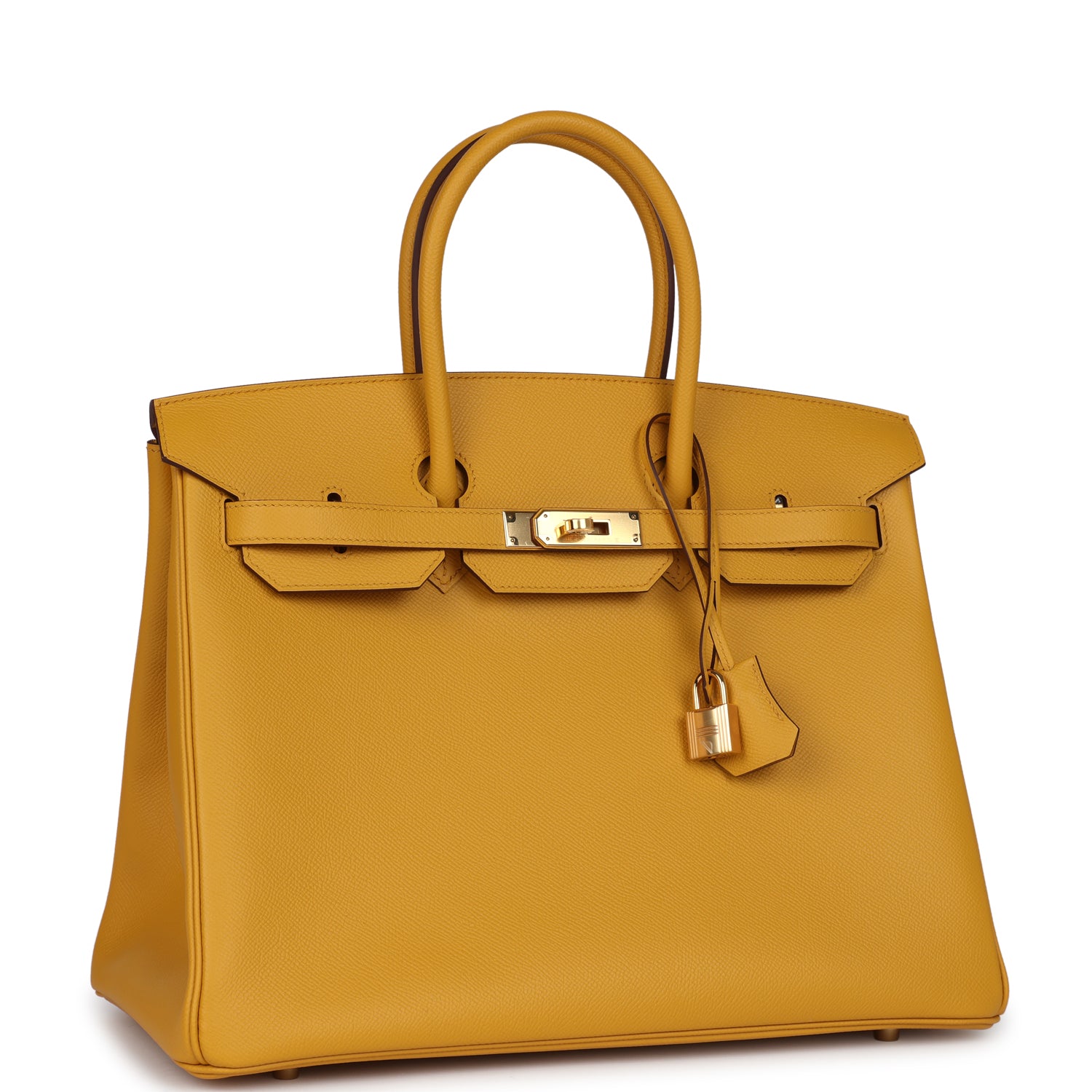 Birkin 35 Jaune Ambre Epsom Gold Hardware