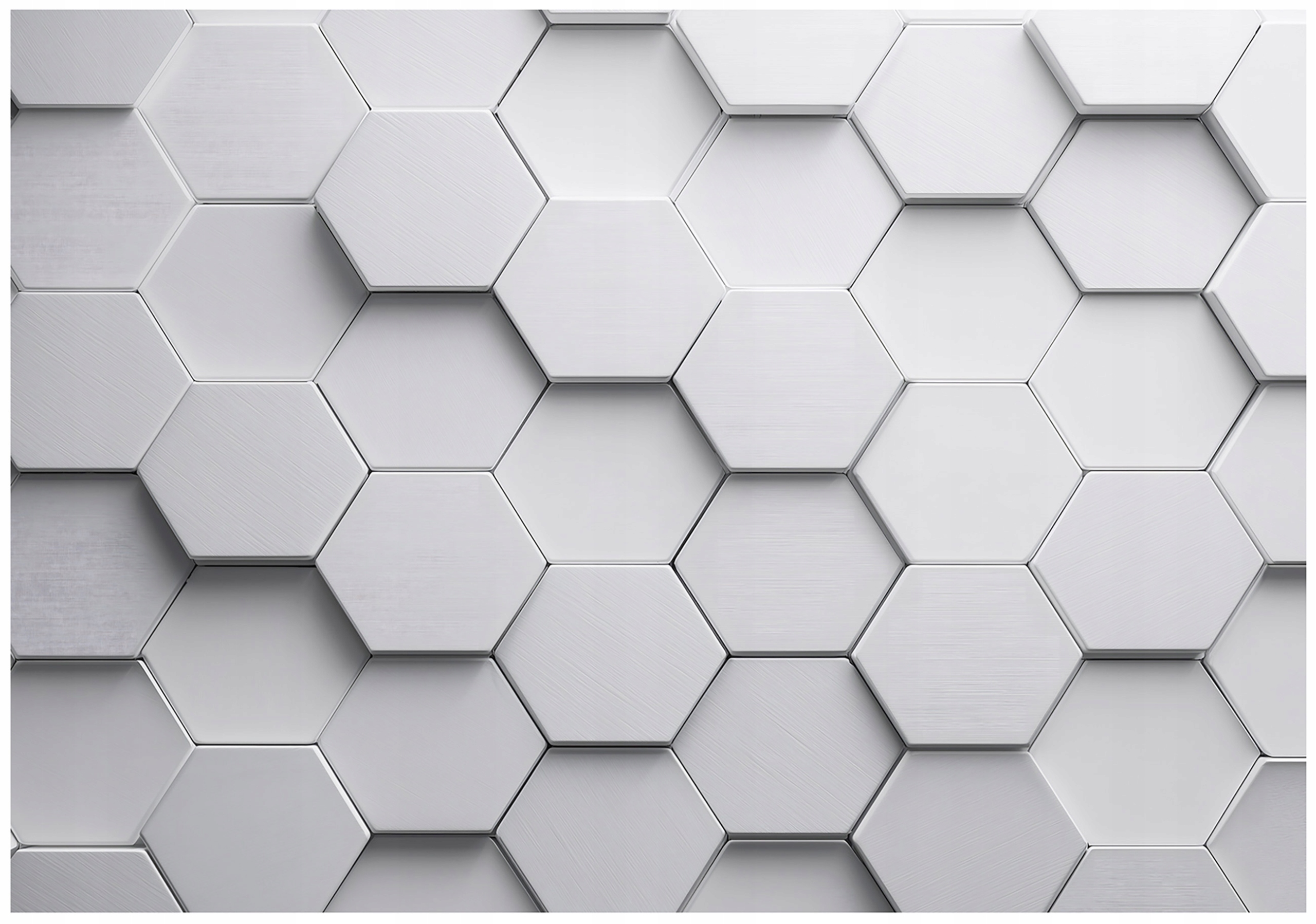 3D hexagon gaming wall mural for kids, gray children's wallpaper,