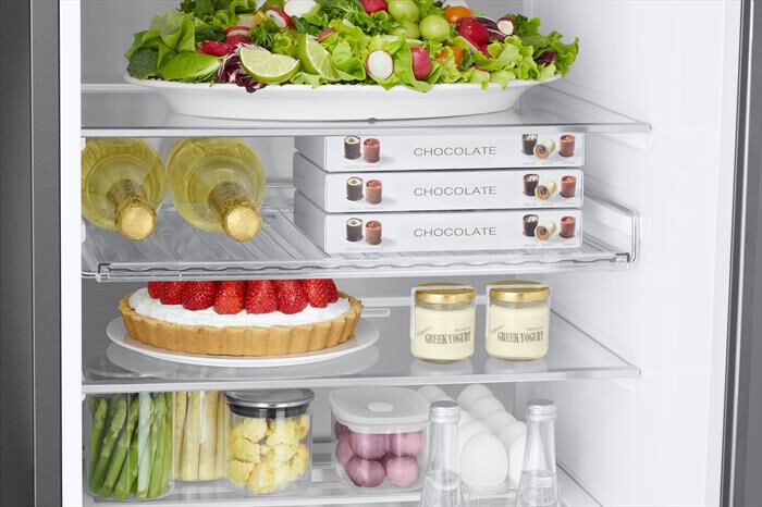 SAMSUNG - Frigorifero combinato RB38C7B6AB1/EF BESPOKE 387l-ANTHRACITE