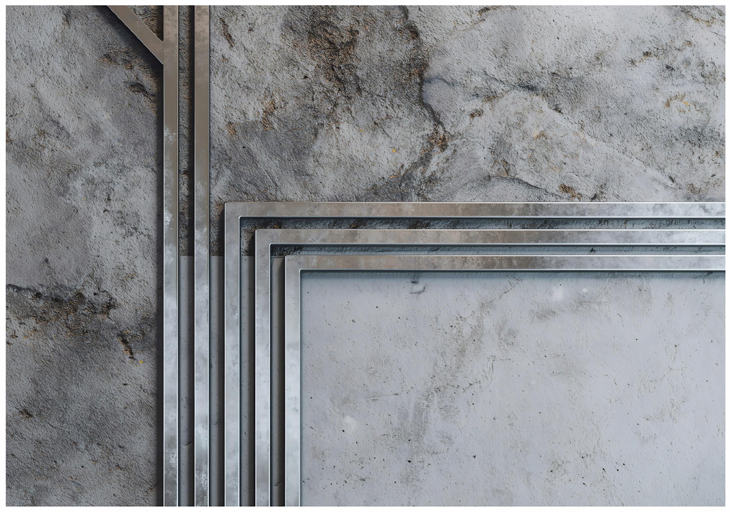 Abstract concrete loft bedroom and living room wallpaper, non-woven wallpaper,