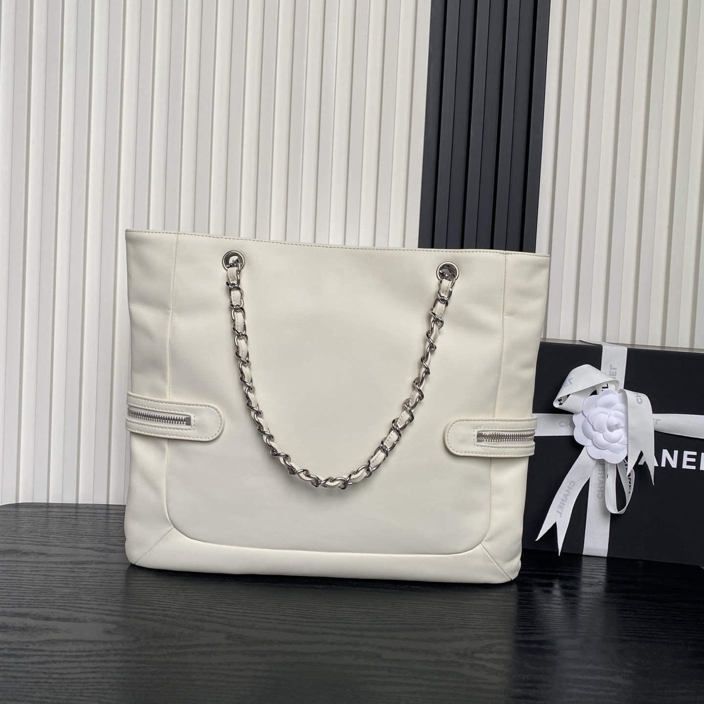 Expandable Tote Bag（Ivory） - Mocuir
