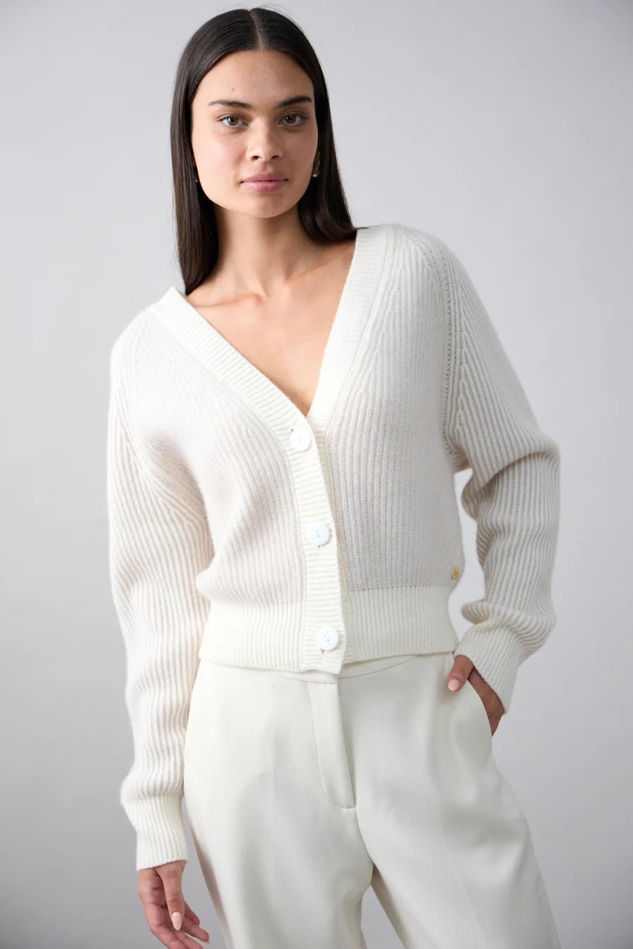 ‌Urban V Ribbed Sweater