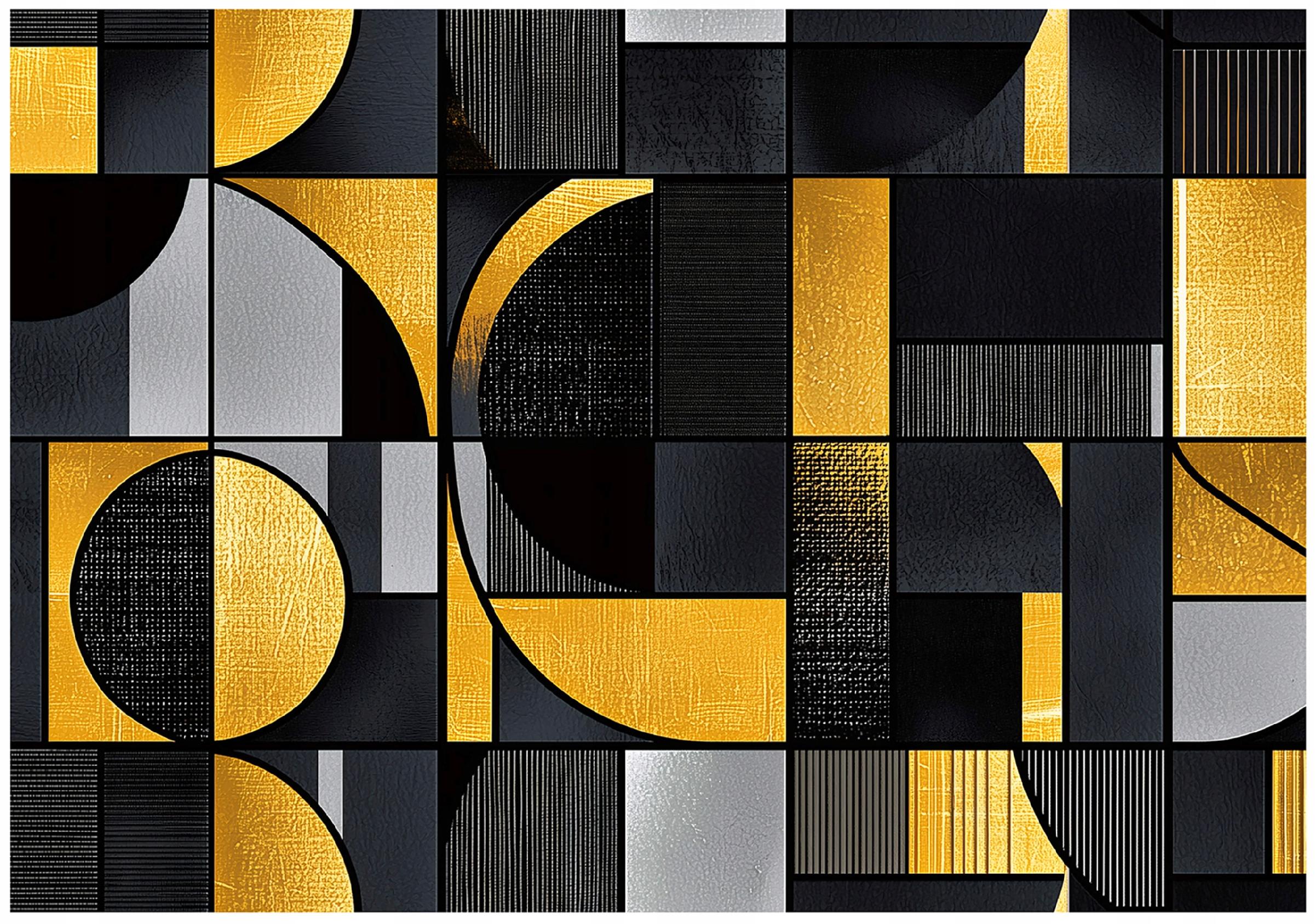 Abstract geometry wall mural for bedroom or living room, non-woven wallpaper,