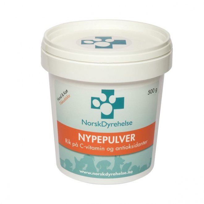 Norsk Dyrehelse Nypepulver, 500 g