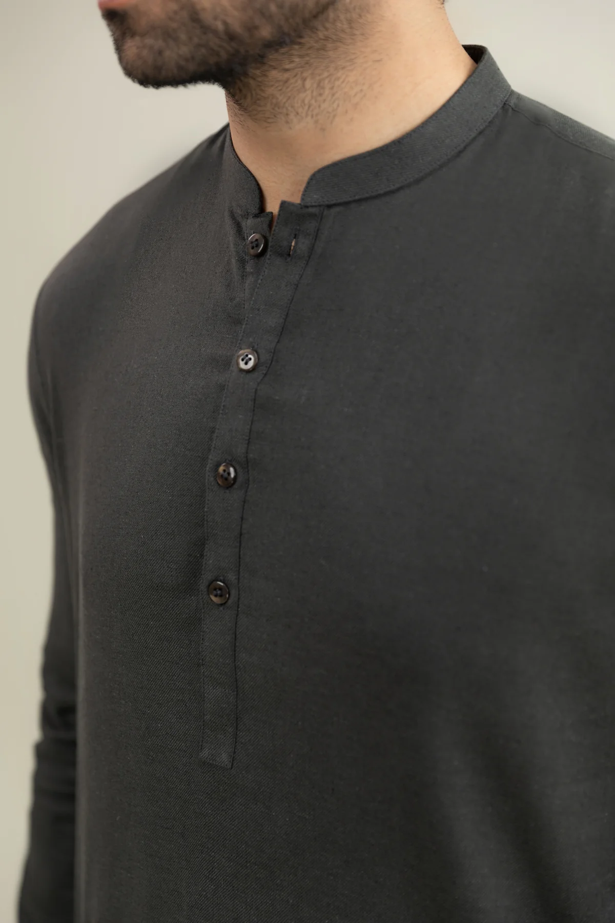 Band Collar Suit - SMS213425