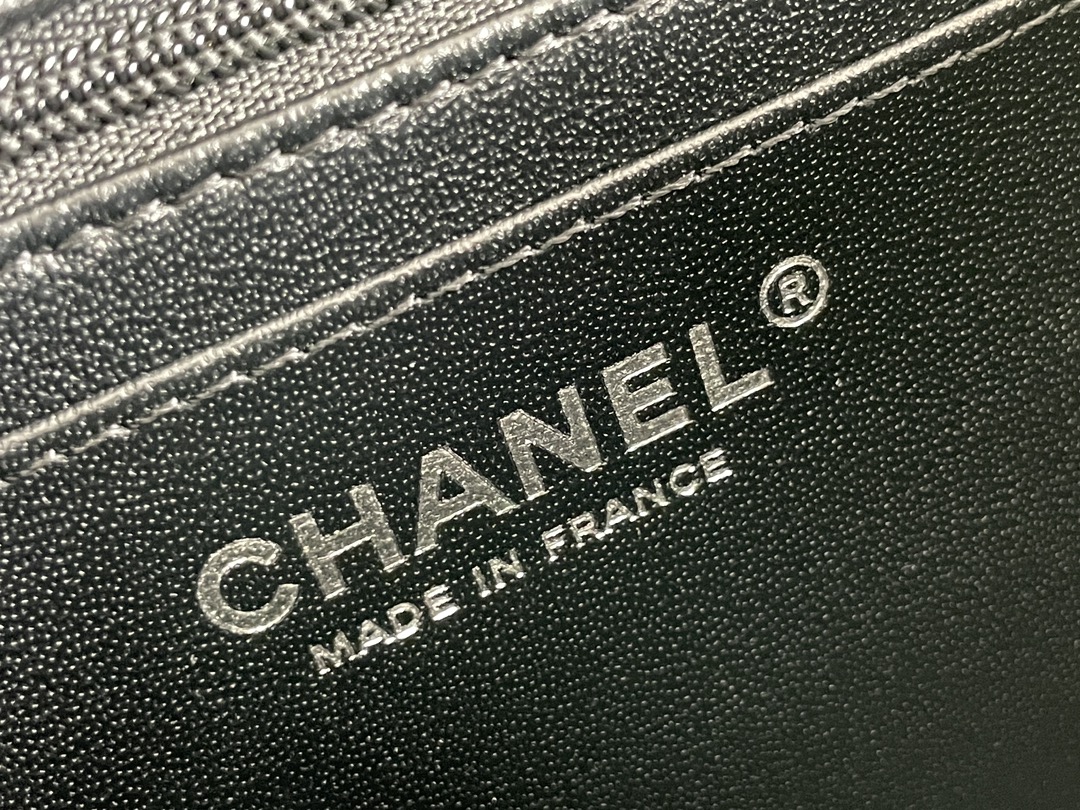 2.55 Reissue 225 Flap Bag in Black Aged Calfskin with Ruthenium Hardware (Model A01112) - Mocuir