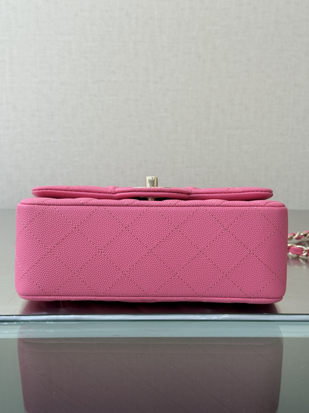 Mini Classic Flap Handbag（Pink） - Mocuir