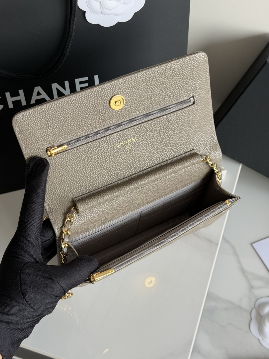 25C/26C Wallet On Chain（Oatmeal） - Mocuir