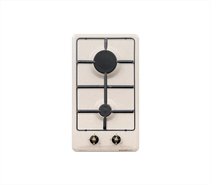 GLEM GAS - Piano cottura a gas GT32SA Domino 2 fuochi-Avena