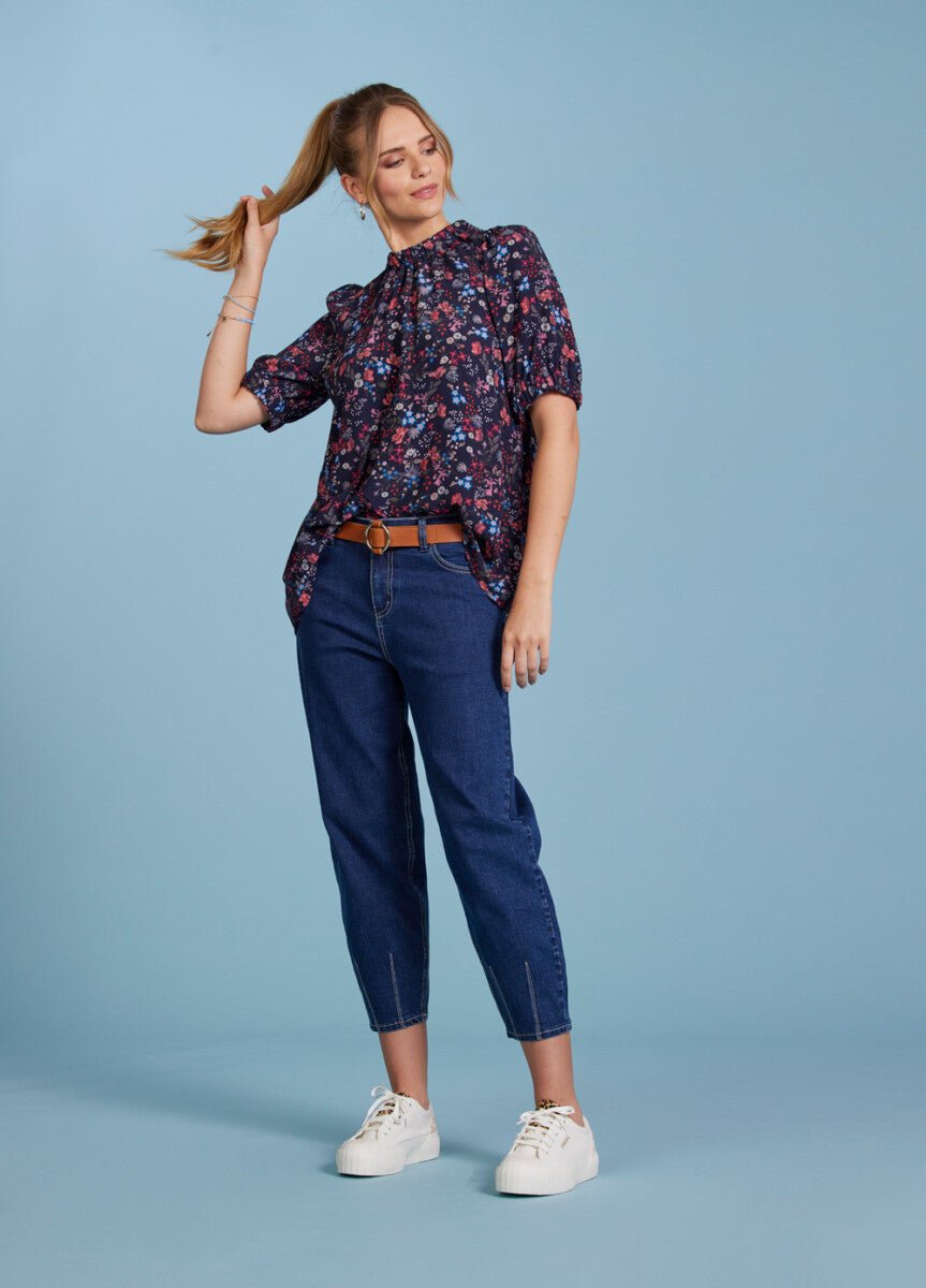 Dream Drape Puff-Sleeve Tee