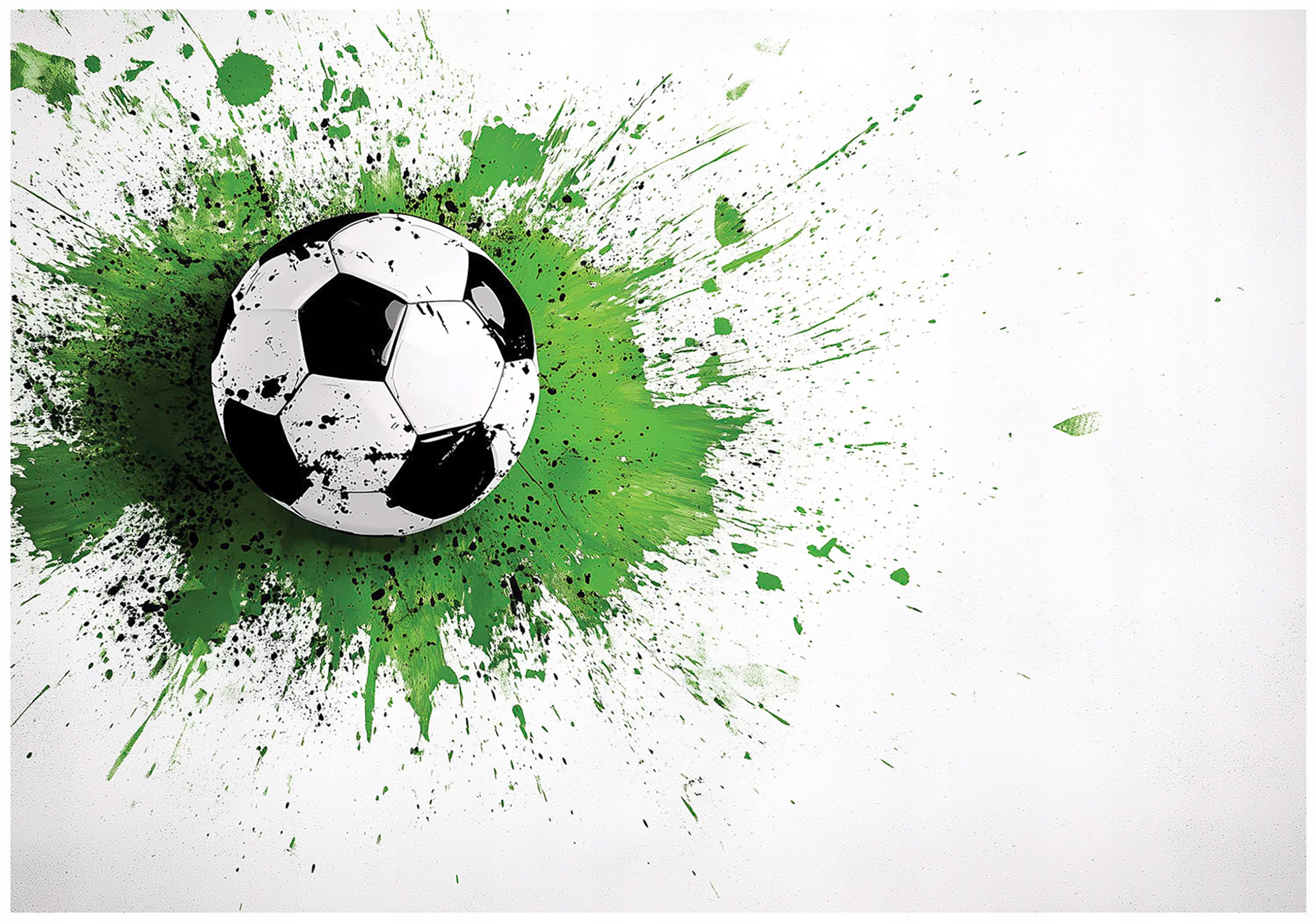 Wall mural for boys, soccer wallpaper for a child's room,