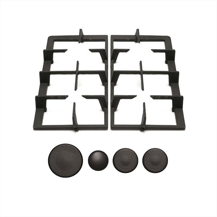 SCHOCK - 9N60GH Kit 2 griglie in ghisa e coprispartifiamma-NERO