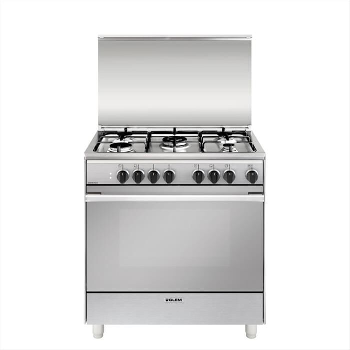 GLEM GAS - Cucina a gas U855MI6 Classe A-INOX