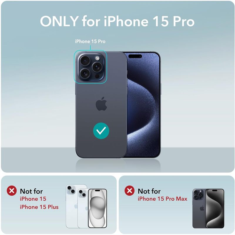 iPhone 15 Pro Case, MagSafe Silicone Case with Stand