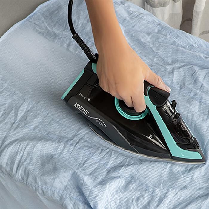 IMETEC - FERRO DA STIRO A VAPORE IMETEC ONDA F1-Nero, Turchese