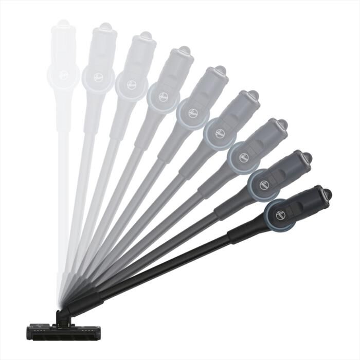 HOOVER - Aspirapolvere ricaricabile HF401P 011-Nero, Argento