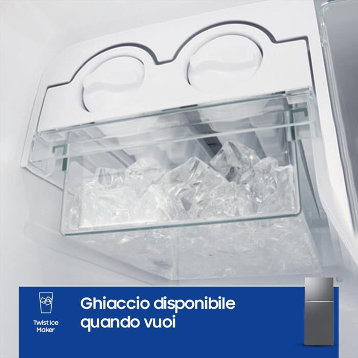 SAMSUNG - Frigorifero 2 porte RT38CG6624S9ES Classe E 393 lt-METAL INOX