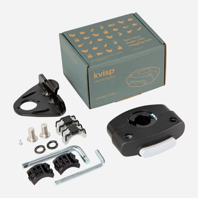 Kvisp adapter for sykkelkurv