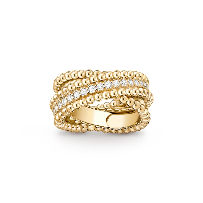 Perlee diamonds duo ring