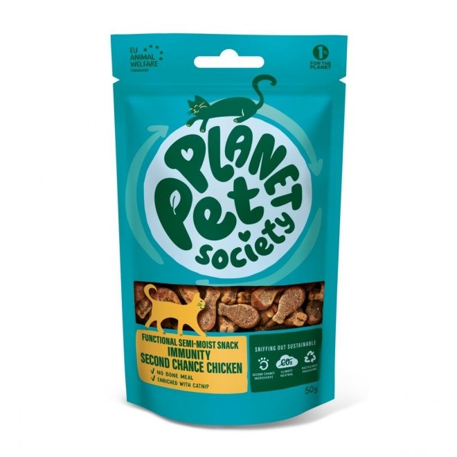 Planet Pet Society Cat Functional Second Chance Chicken Immunity, 50 g
