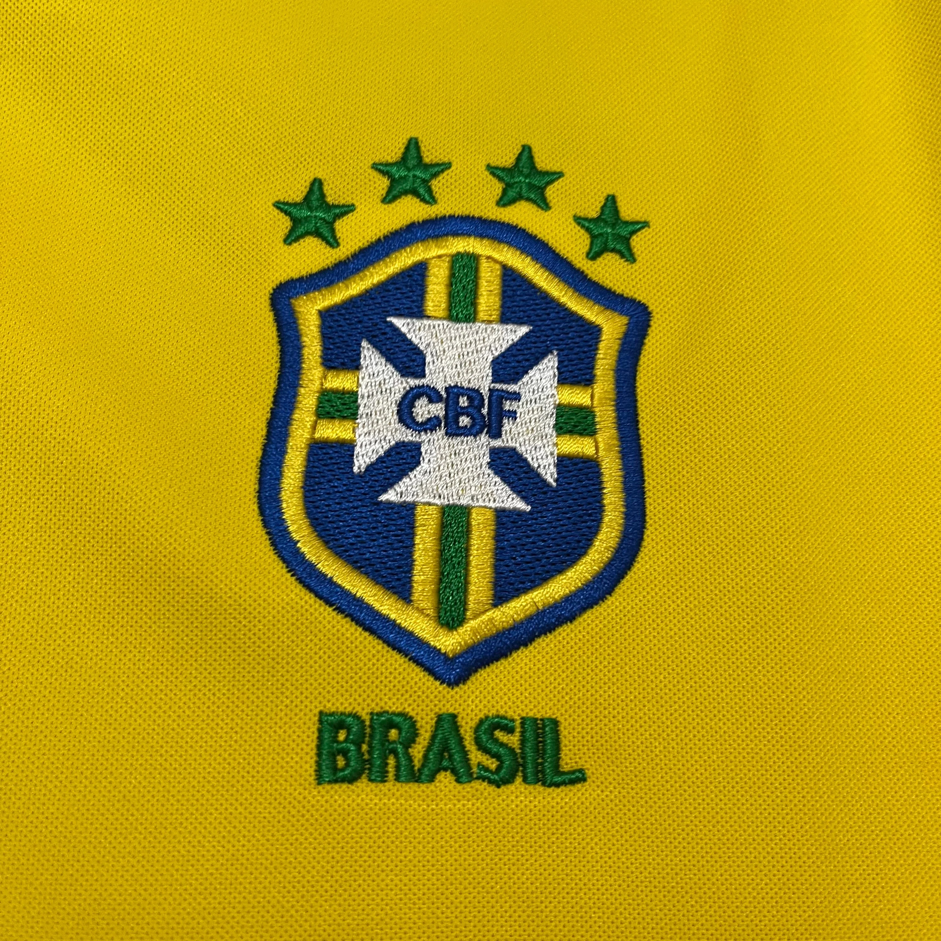 Brazil 1998 I Home Jersey - Retro Version