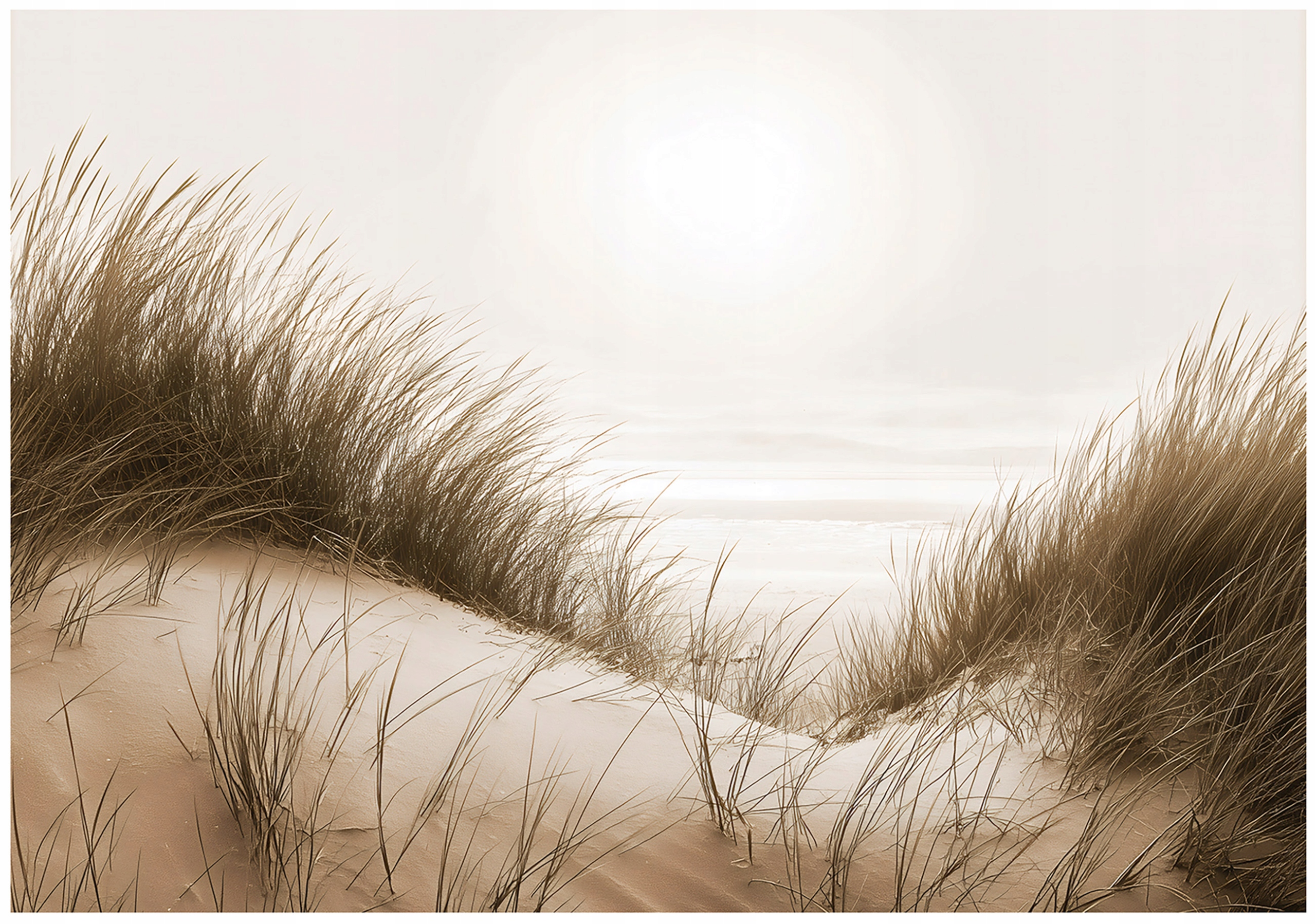 Wall mural beach sea desert landscape for bedroom living room wall
