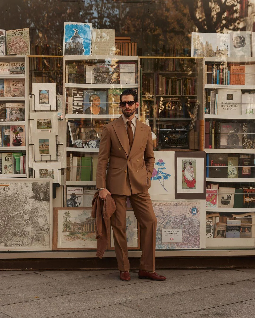 Sand Wool Flannel Suit