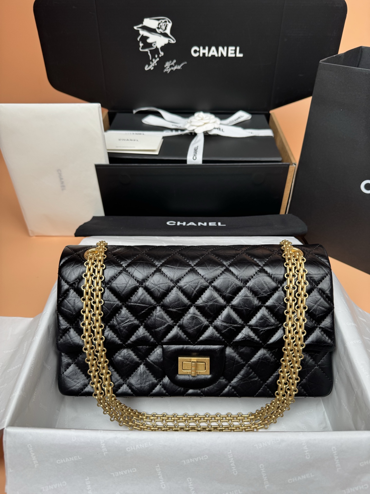 2.55 Reissue Handbag - Mocuir