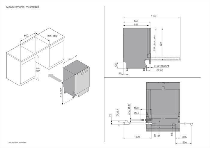 ASKO - Lavastoviglie DBI 8447 AD.S Classe A 14 coperti-Acciaio