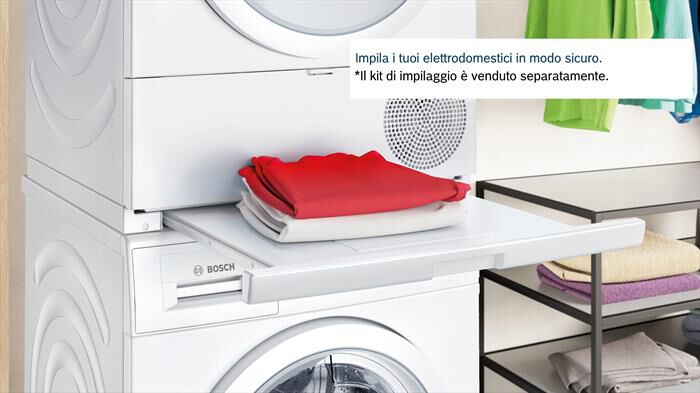BOSCH - Asciugatrice Serie 4 WTH85208II 8Kg Classe E-Bianco