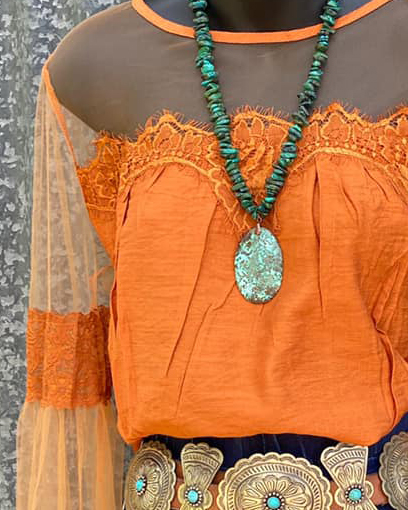 Boho Lady Rancher Top