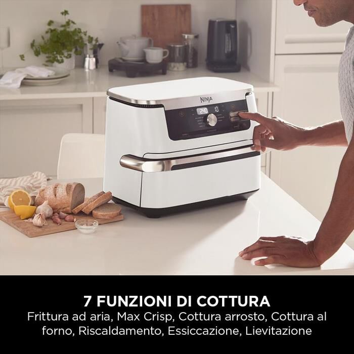 NINJA - FRIGGITRICE AD ARIA FLEXDRAWER DA 10,4 L-Bianco