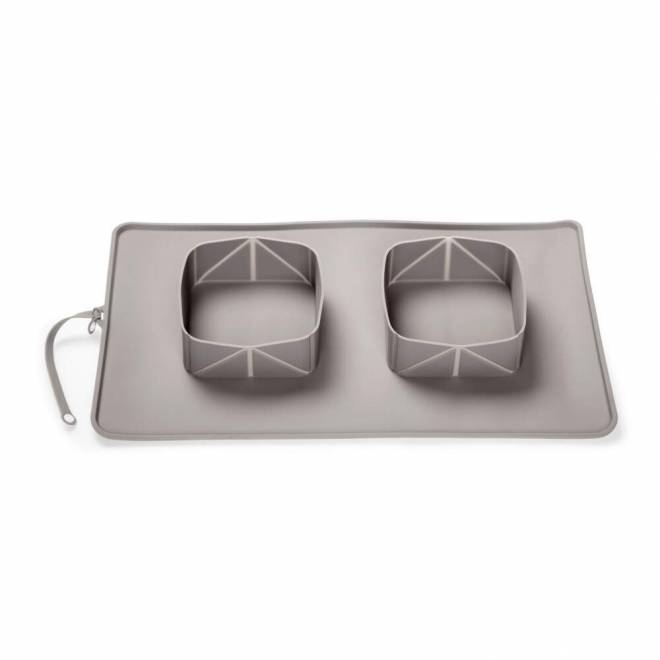 Little&Bigger Double Diner Mat Grå