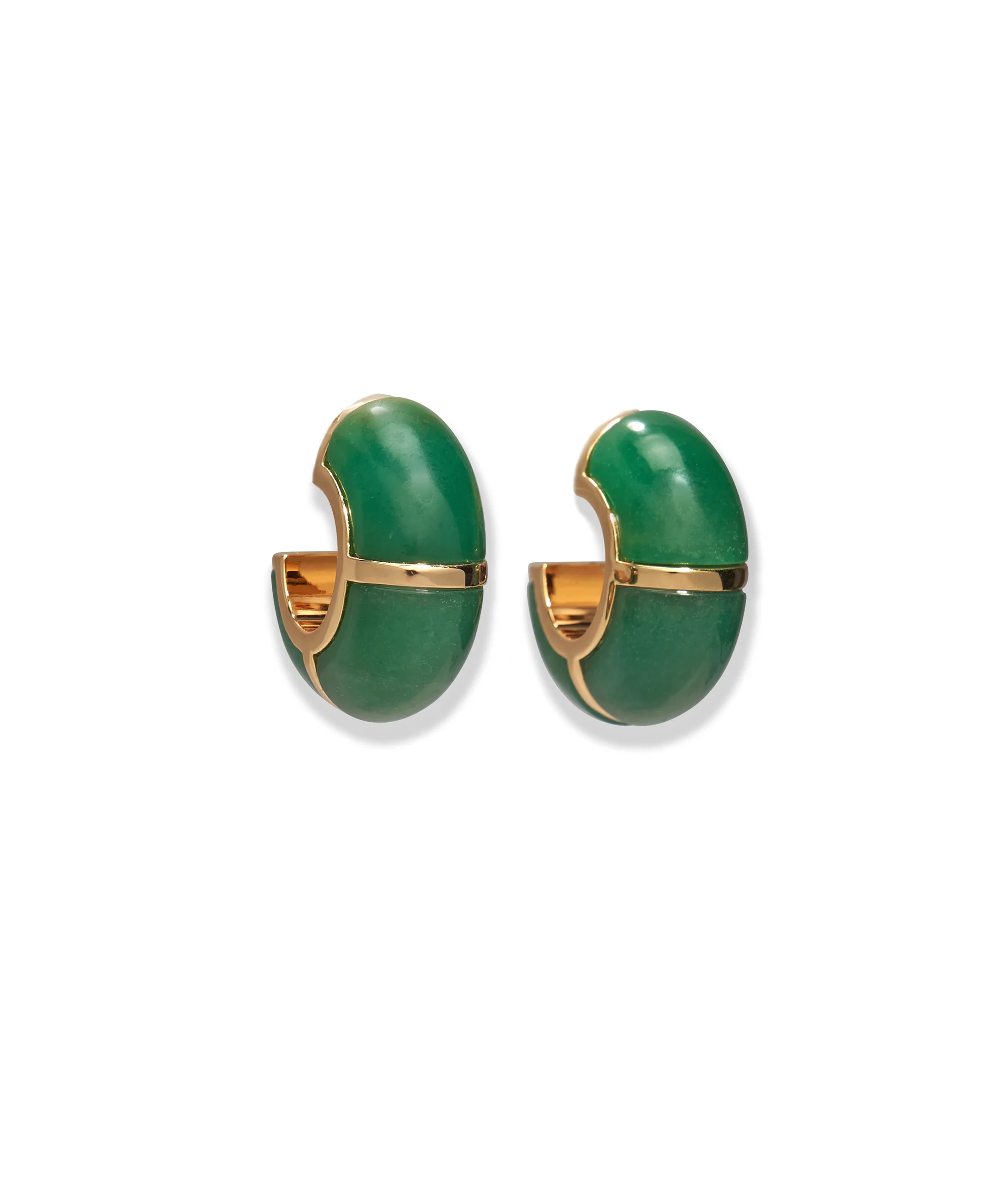 Zellige Hoops in Green Jade