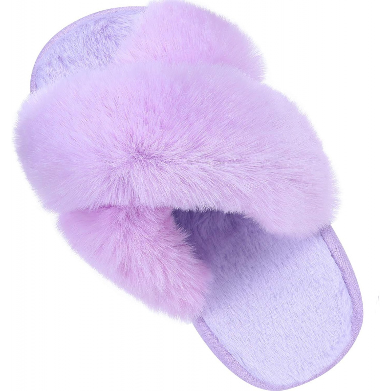 Girl's Soft Plush Lightweight House Slippers