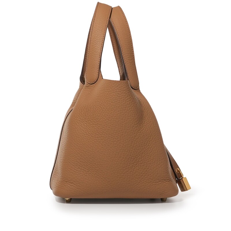 Biscuit Clemence Picotin Lock 18 Gold Hardware