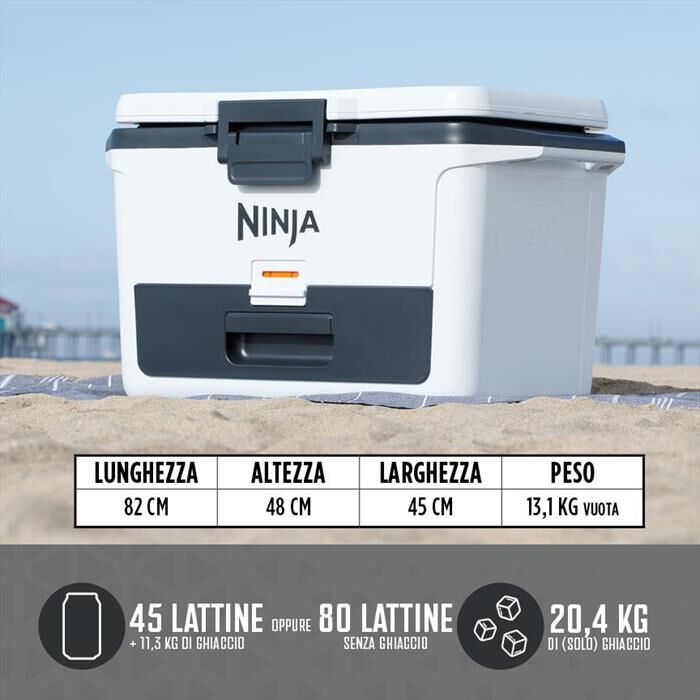 NINJA - FRIGO PORTATILE FROSTVAULT 47LT-Bianco nuvola