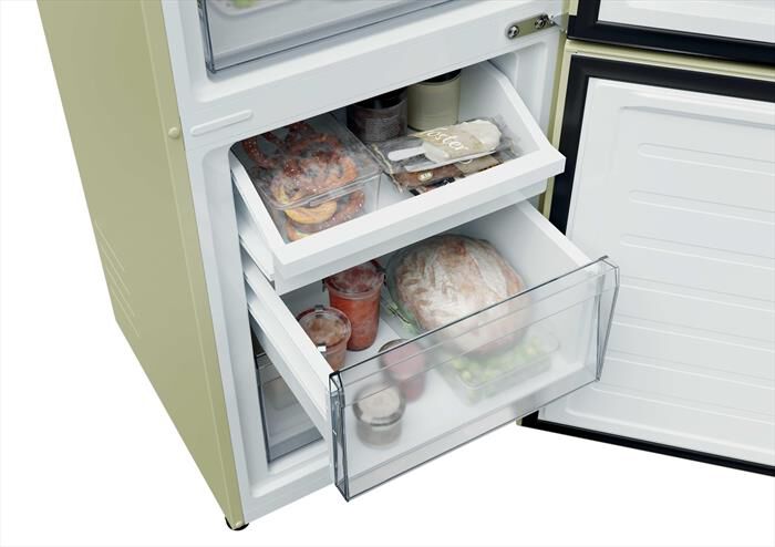 CANDY - Frigorifero combinato CNCQ2T518EC Classe E 279 lt-Crema