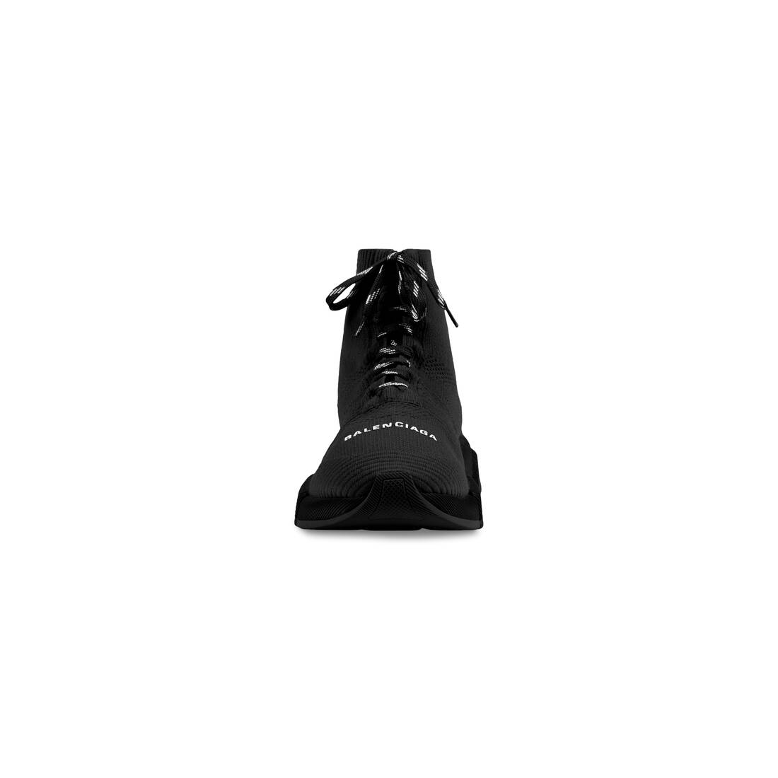 Mens Speed 2.0 Lace-up Recycled Knit Sneaker in Black