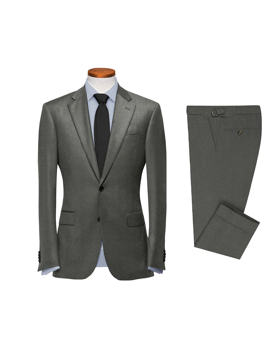 Dark Grey Flannel Suit