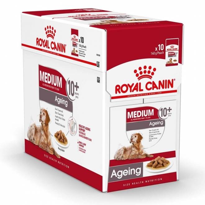 Royal Canin Medium Ageing Gravy våtfôr til hund 10x140 g