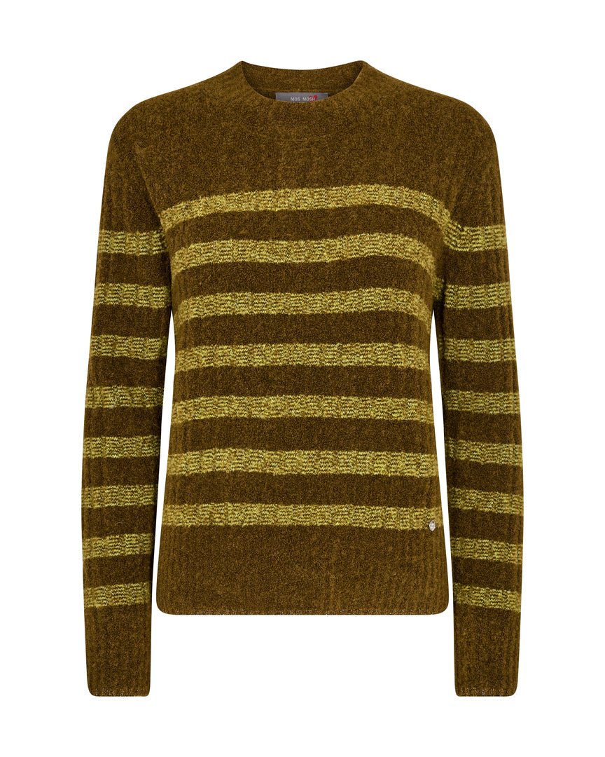‌Olive Glimmer Knit